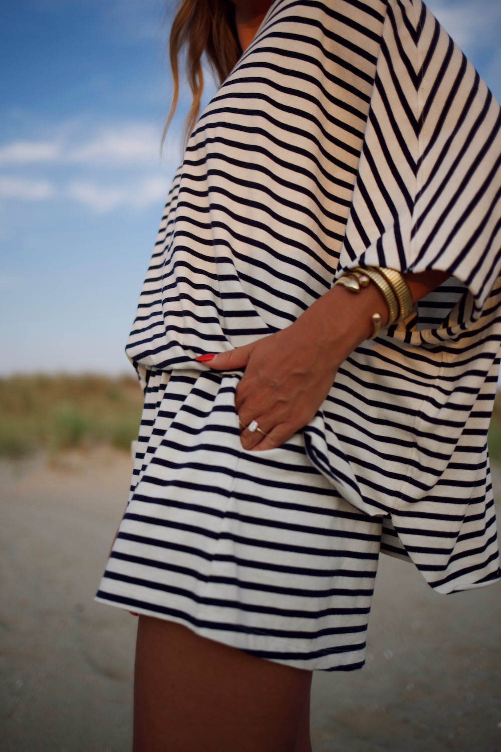 Everyday Short - Marina Stripe