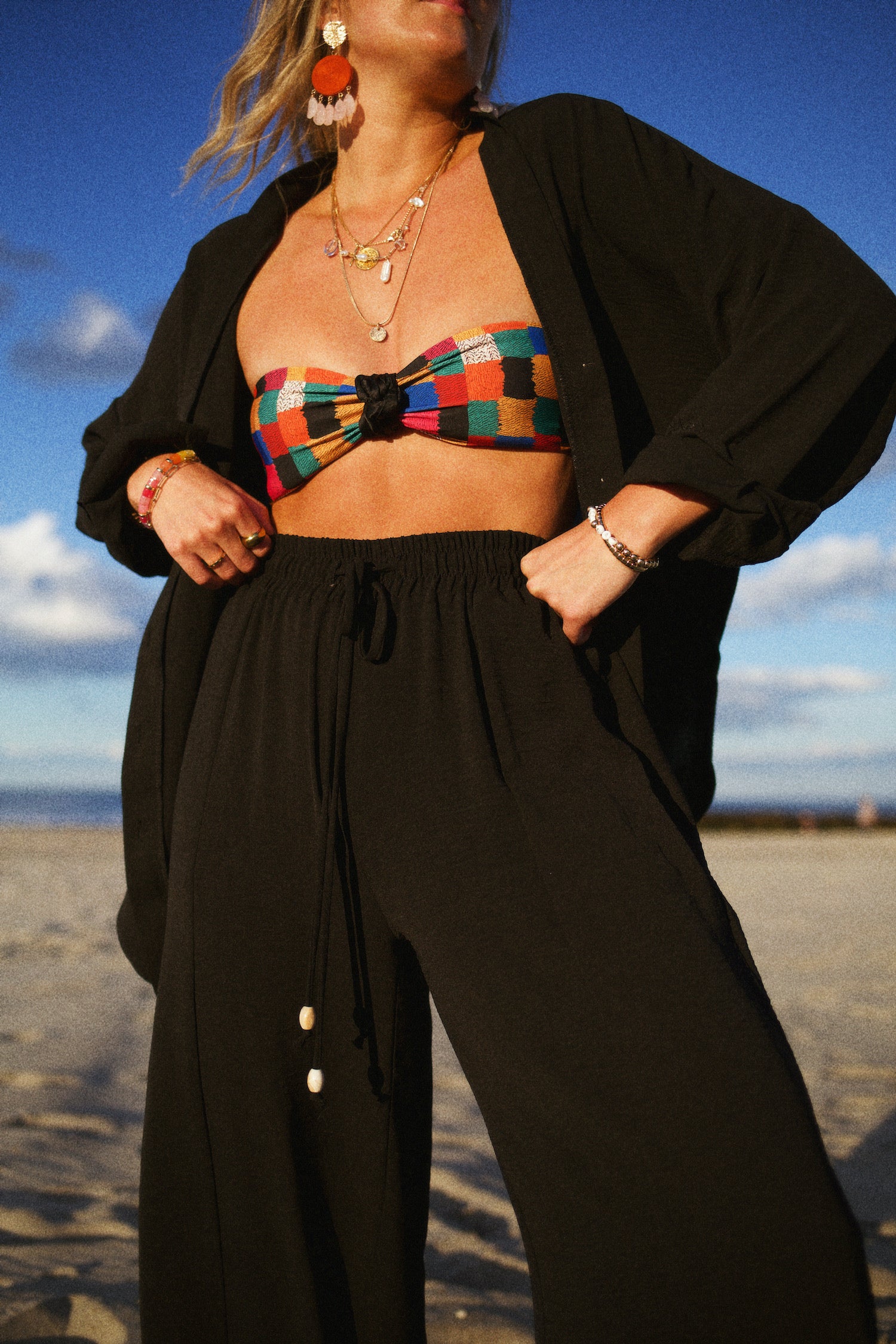 Essential Wide Leg Pant - Black
