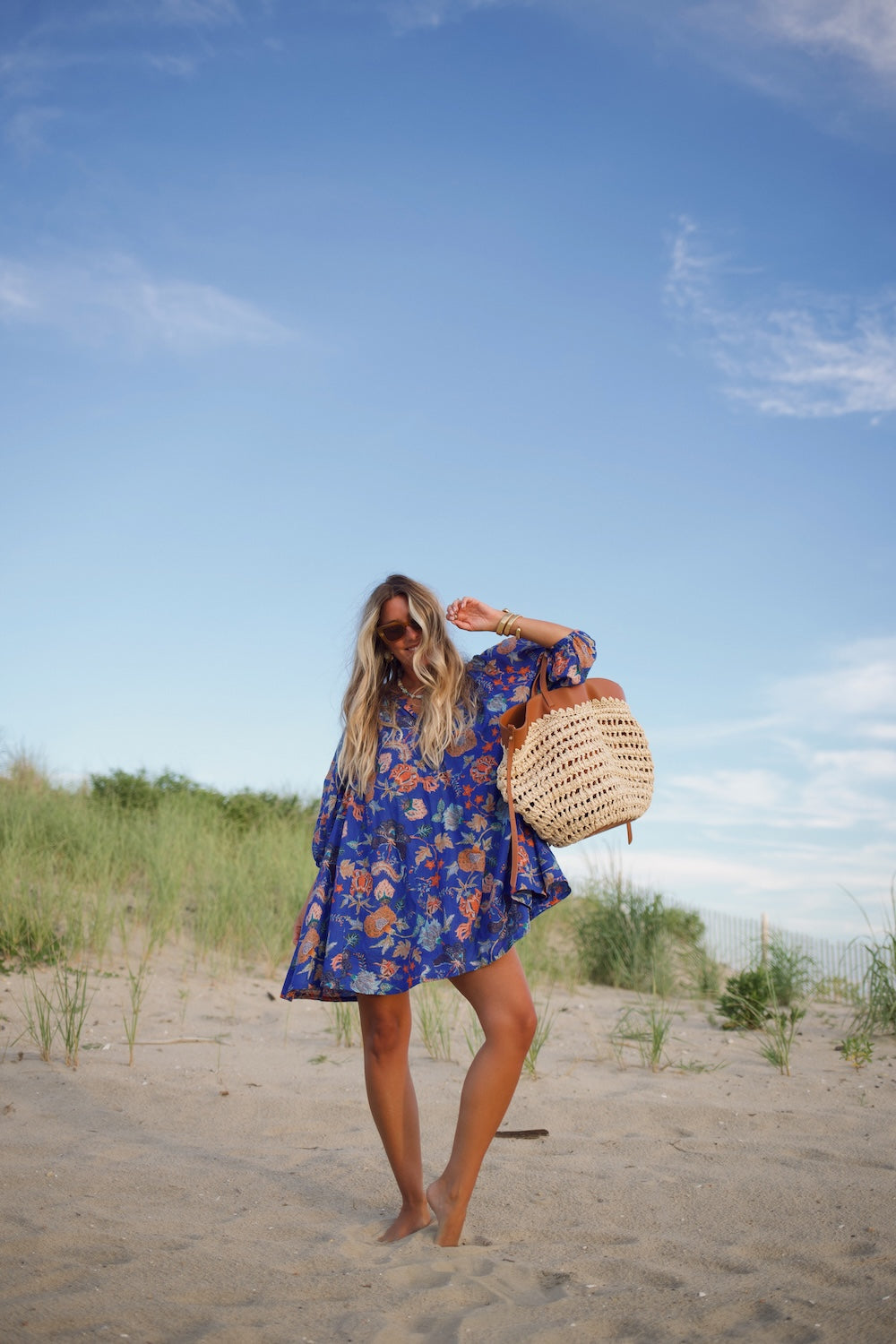 Claire Swing Dress - Capri Floral