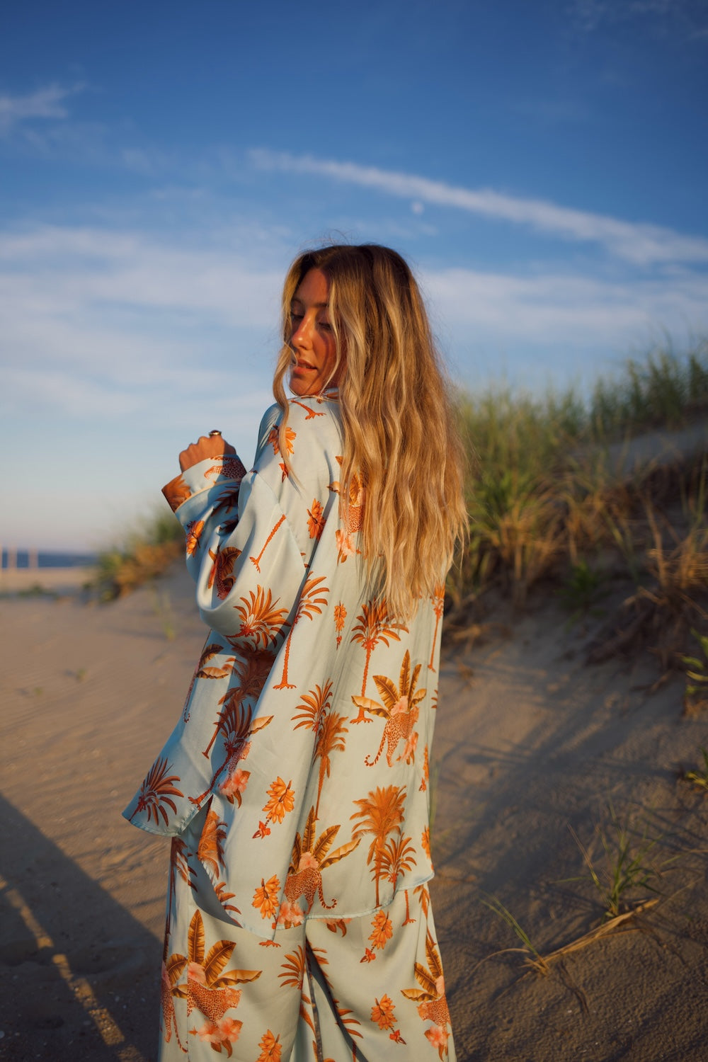 Pajama Pant - Palm Beach