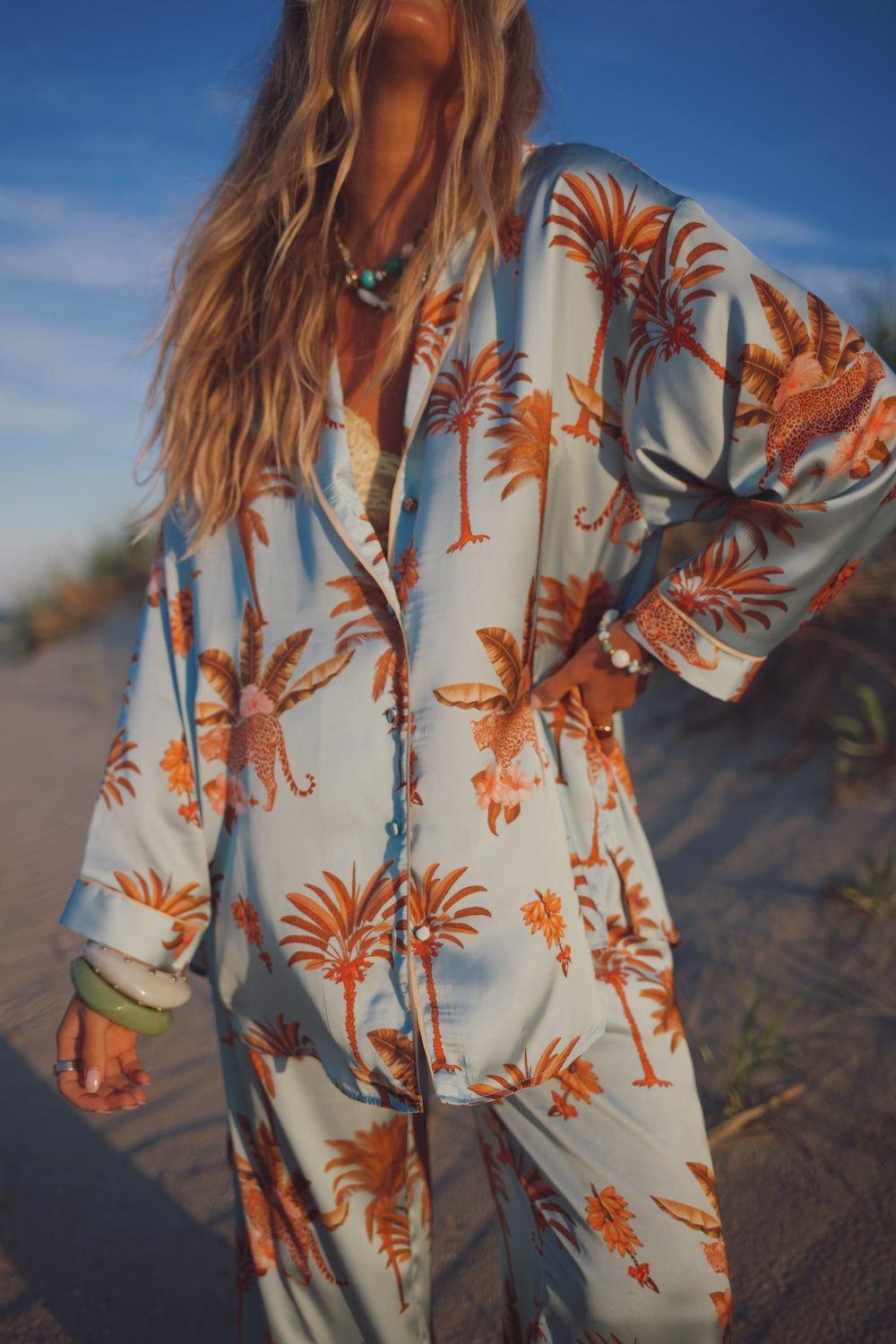 Pajama Pant - Palm Beach