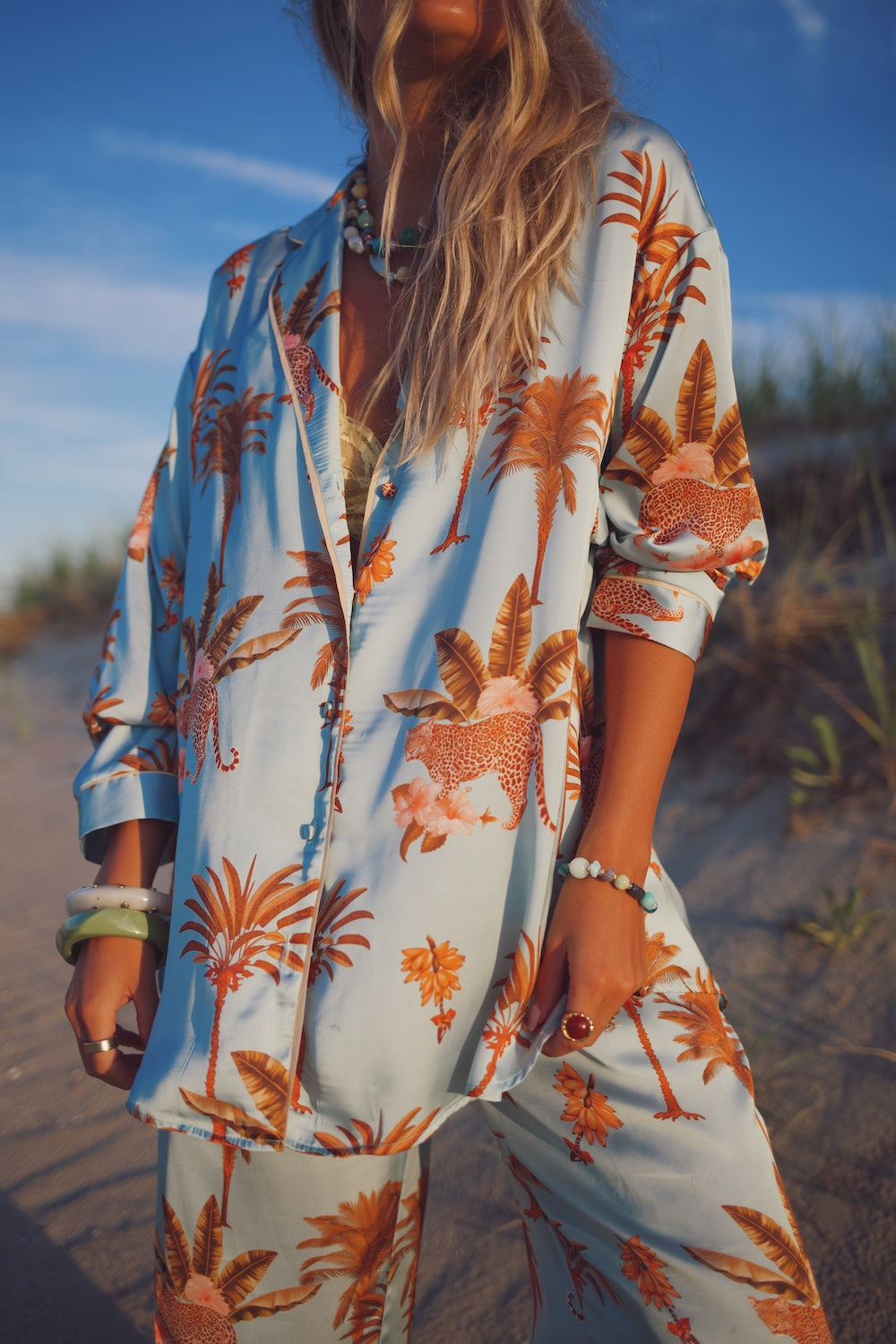 Pajama Pant - Palm Beach