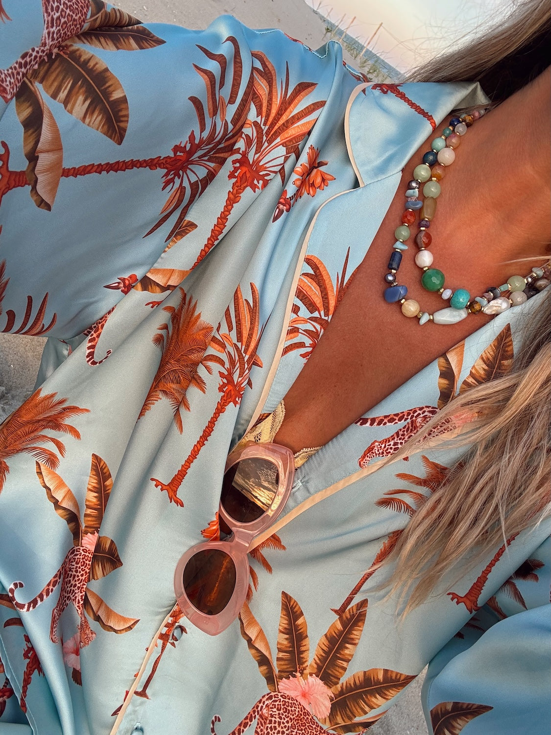 Pajama Pant - Palm Beach