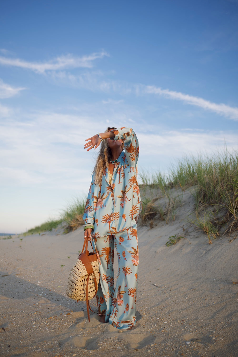 Pajama Pant - Palm Beach