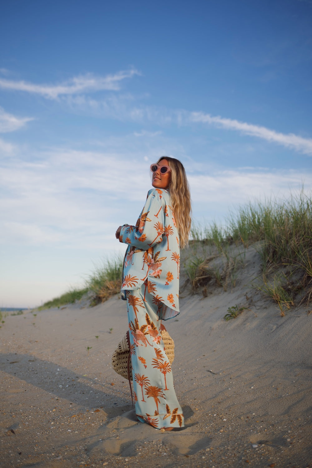 Pajama Pant - Palm Beach