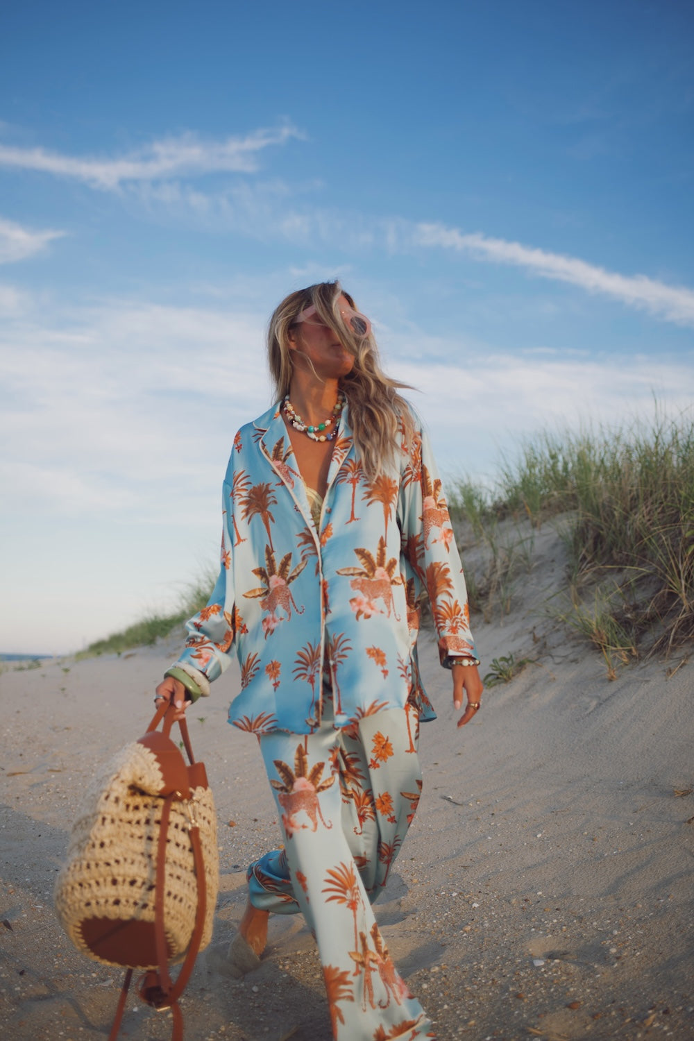 Pajama Pant - Palm Beach