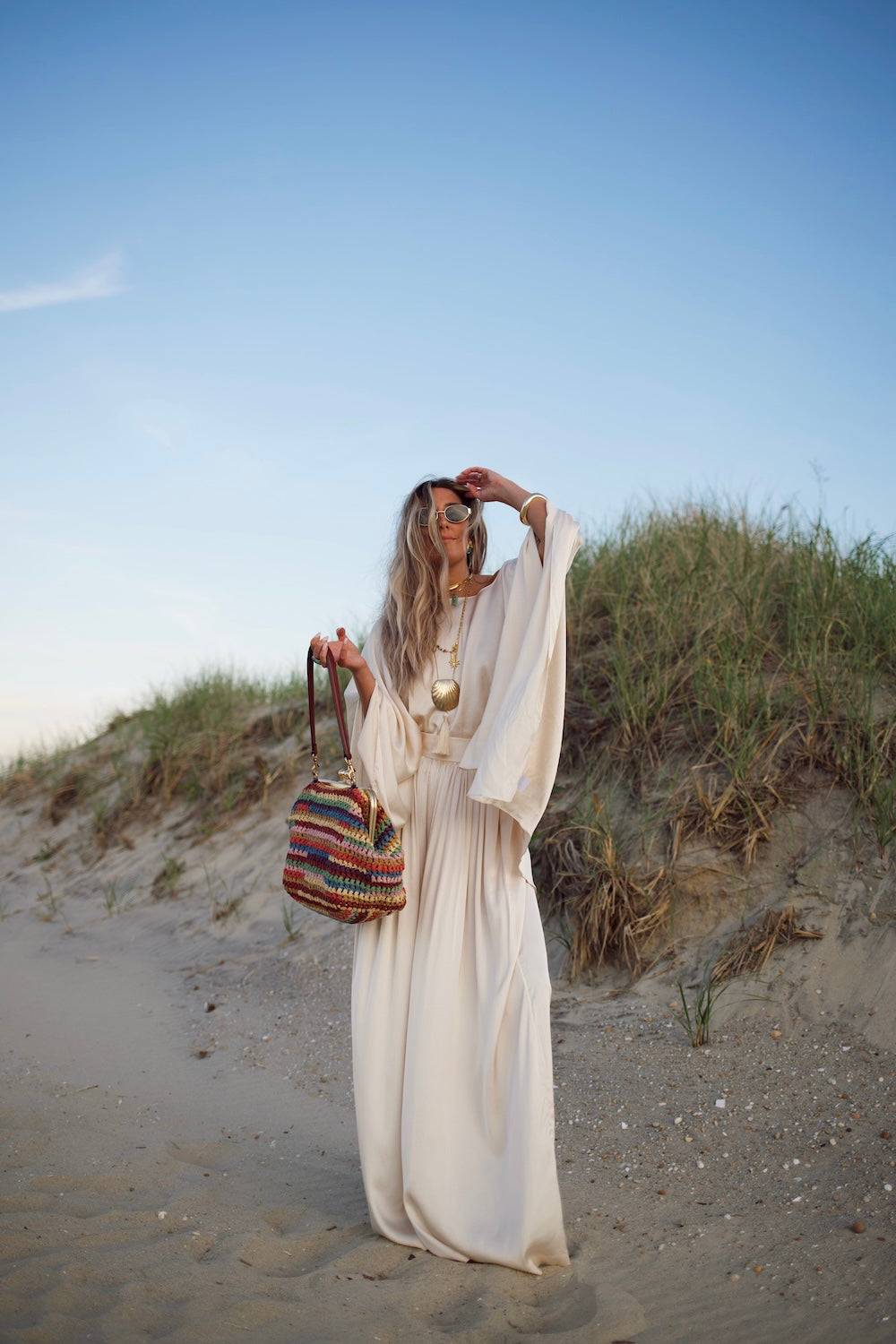 Zoey Cape Top - Vanilla