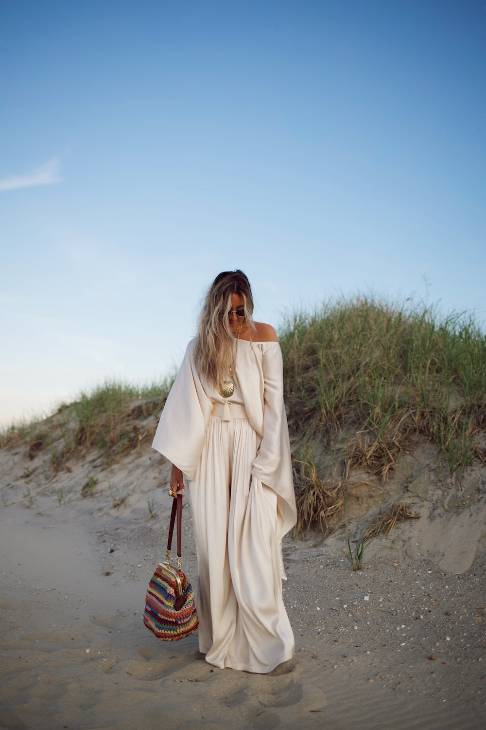Zoey Cape Top - Vanilla