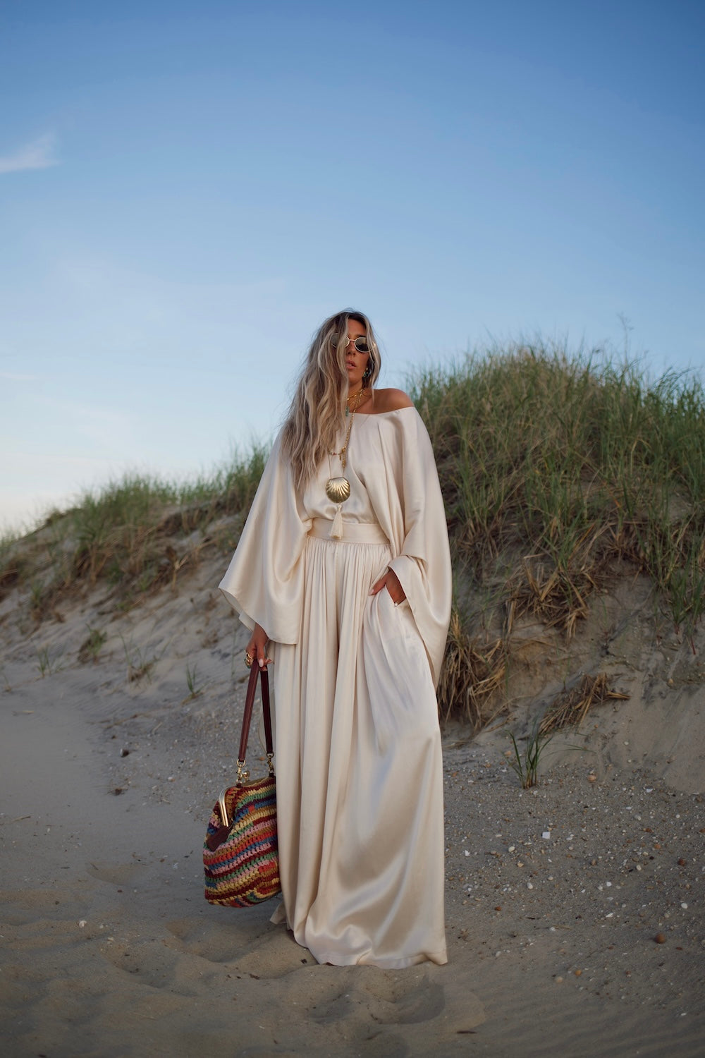 Zoey Cape Top - Vanilla