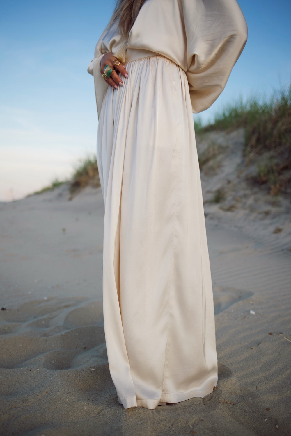 Zoey Cape Top - Vanilla