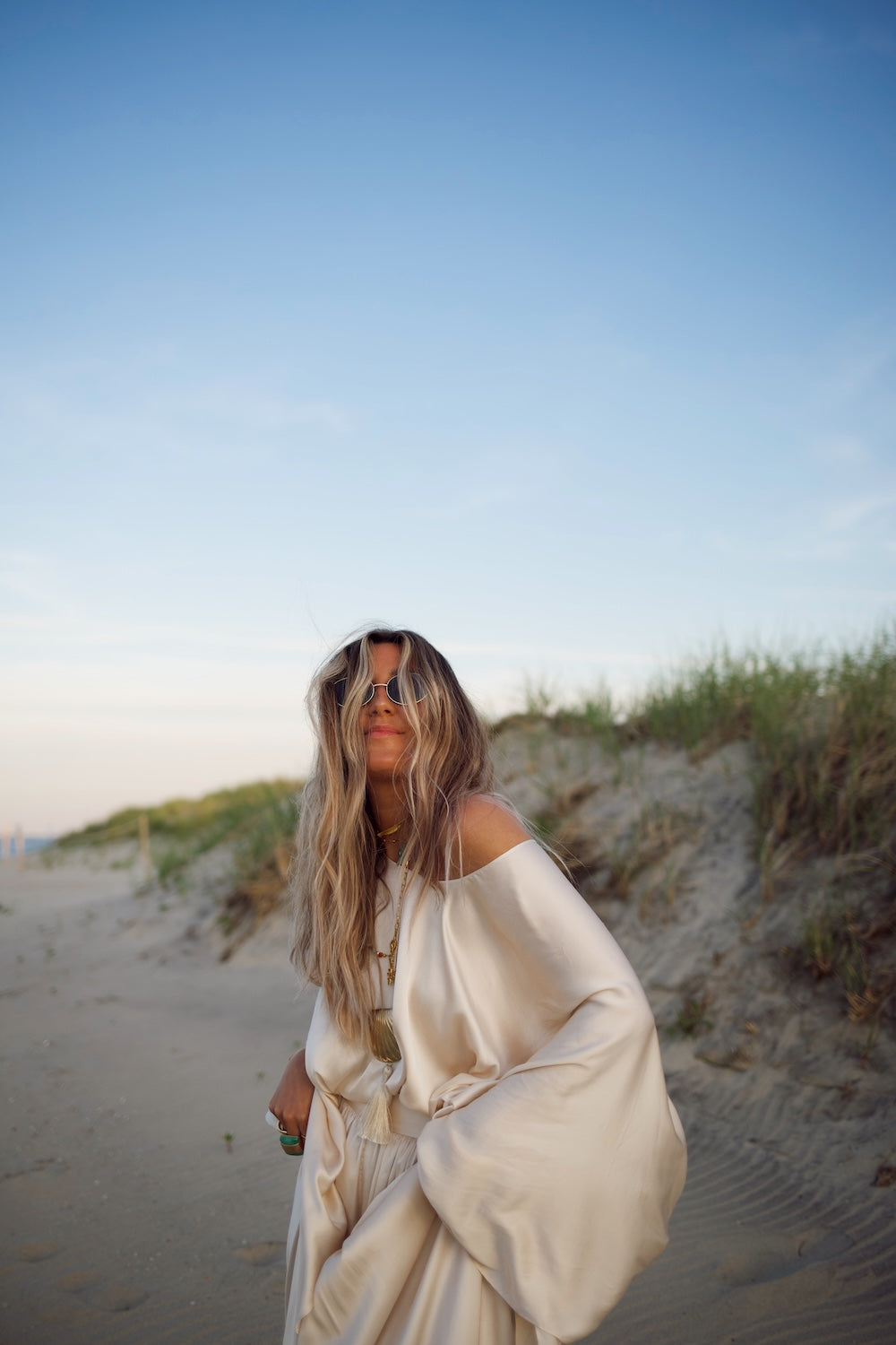 Zoey Cape Top - Vanilla
