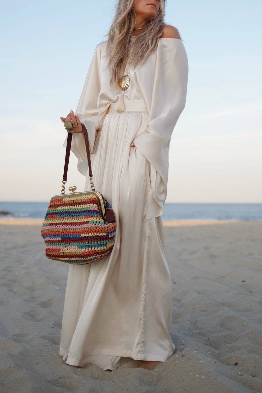 Zoey Cape Top - Vanilla