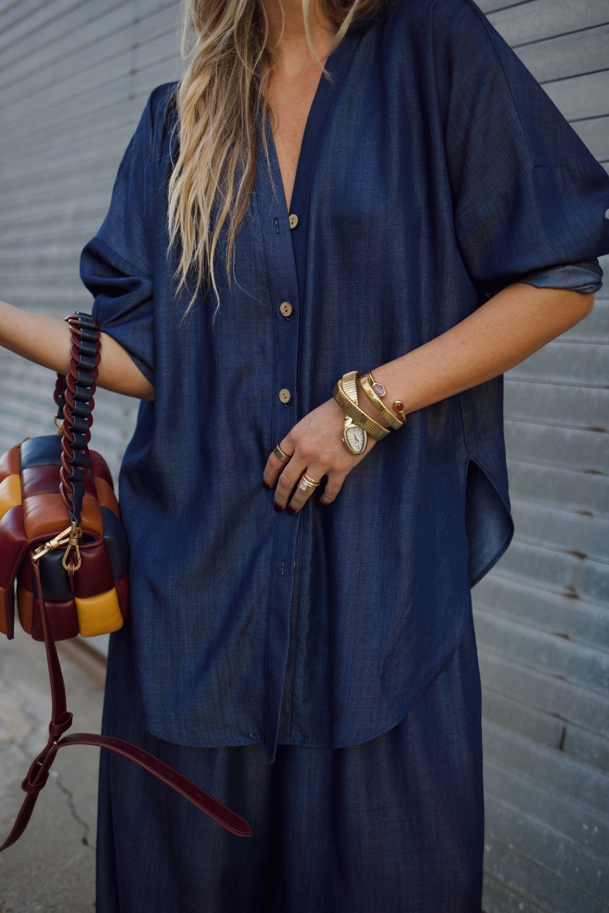 Essential Button Down - Denim