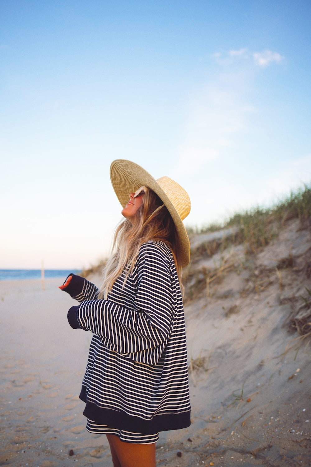Everyday Short - Navy Stripe