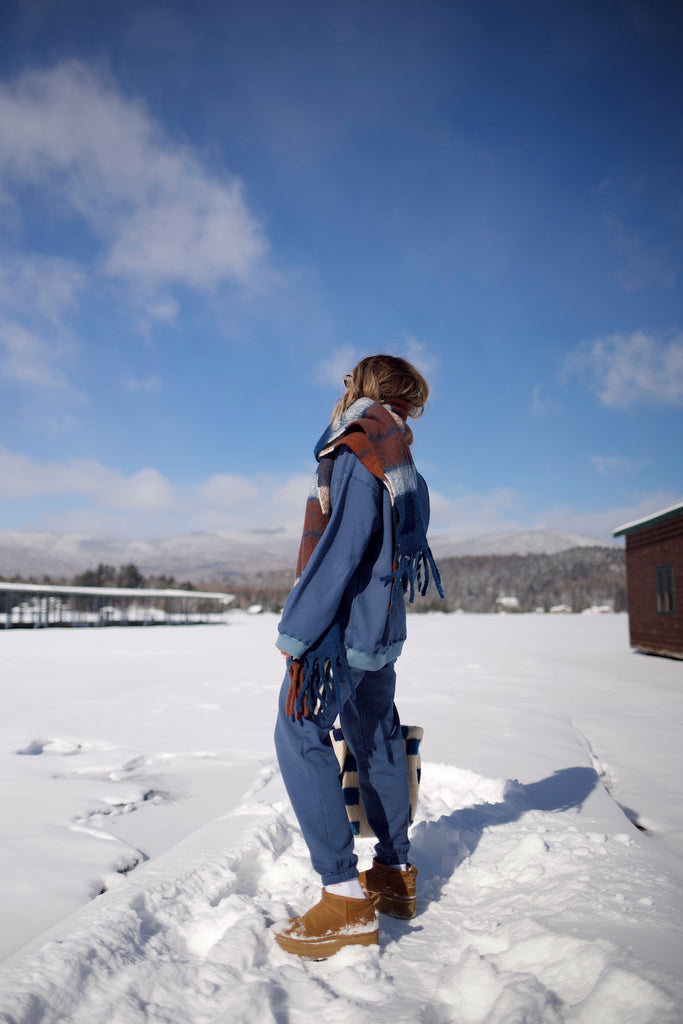 Slightly Oversized Classic Sweatpant - Blue