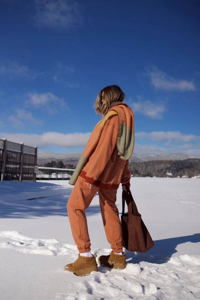 Slightly Oversized Classic Sweatpant - Copper