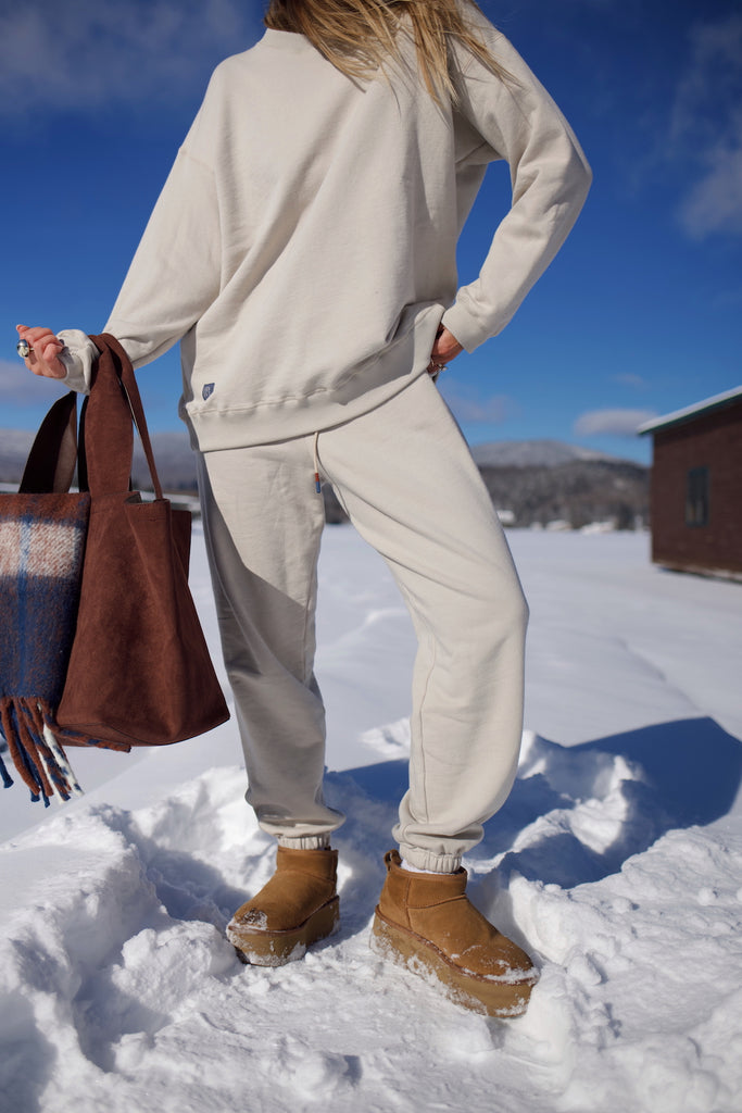 Slightly Oversized Classic Sweatpant - Feather Gray