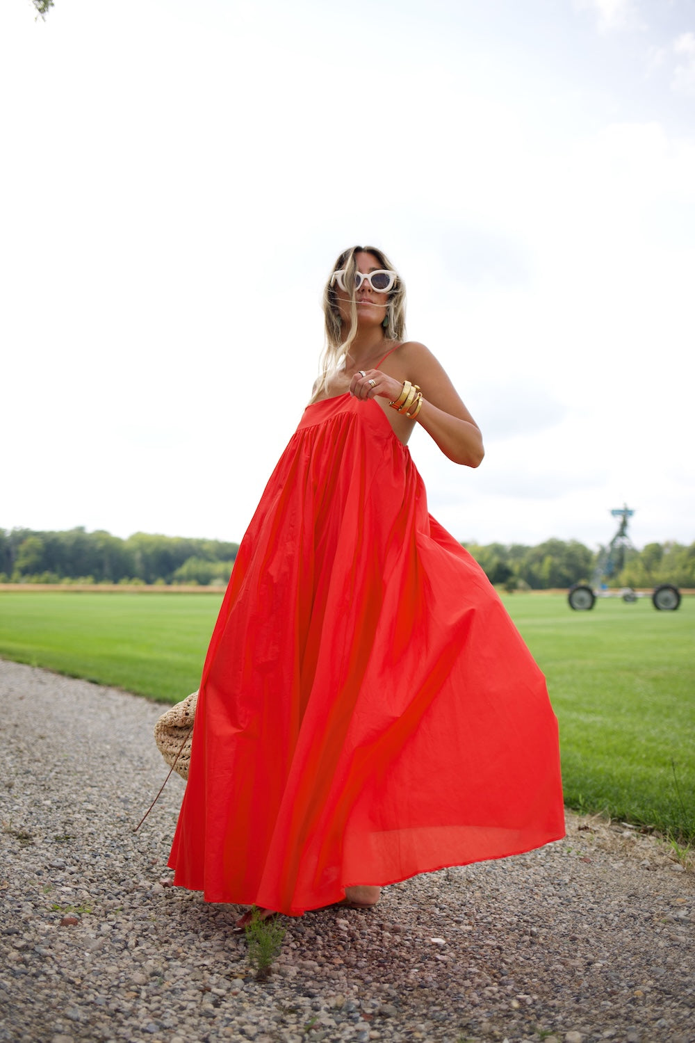 Grace Dress - Chili Pepper