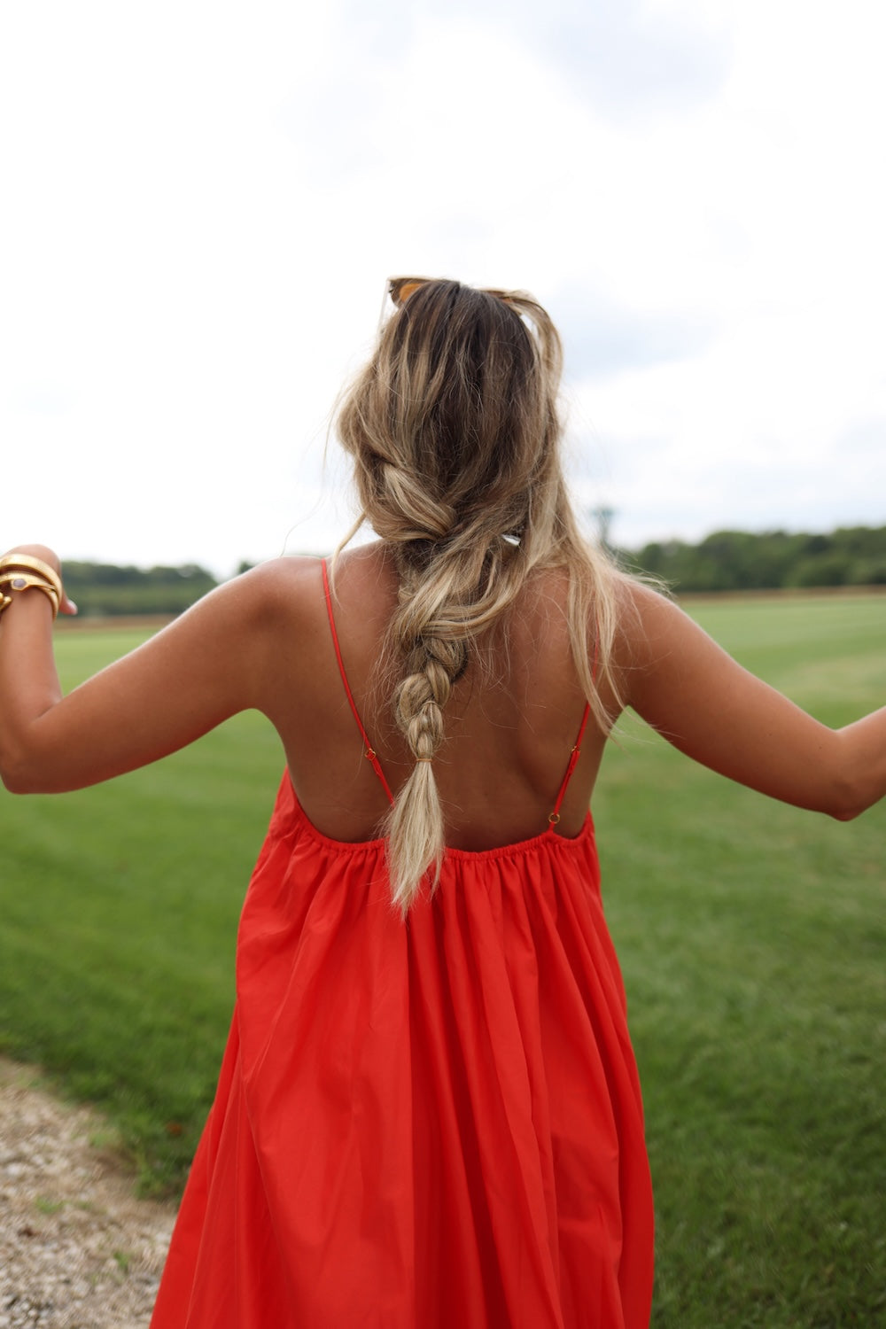 Grace Dress - Chili Pepper