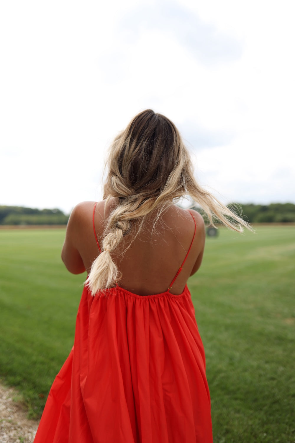 Grace Dress - Chili Pepper