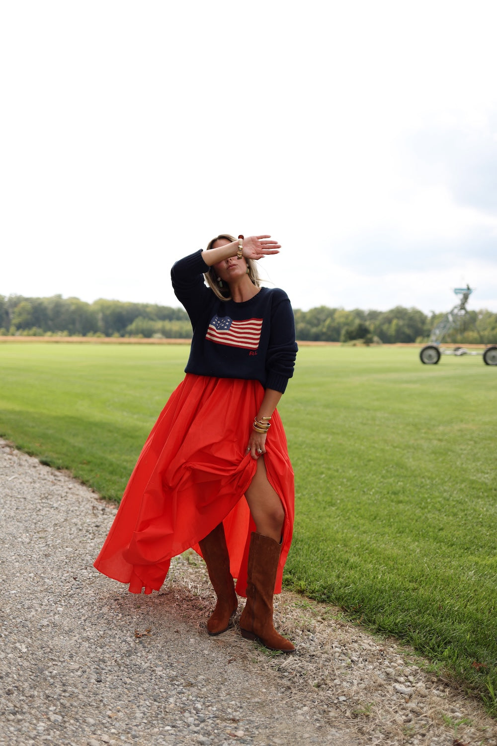 Grace Dress - Chili Pepper