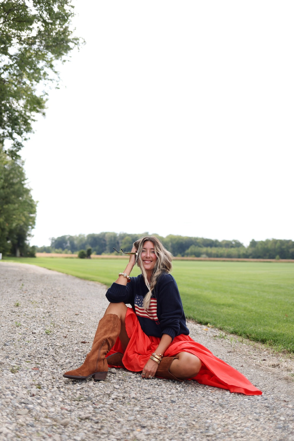 Grace Dress - Chili Pepper