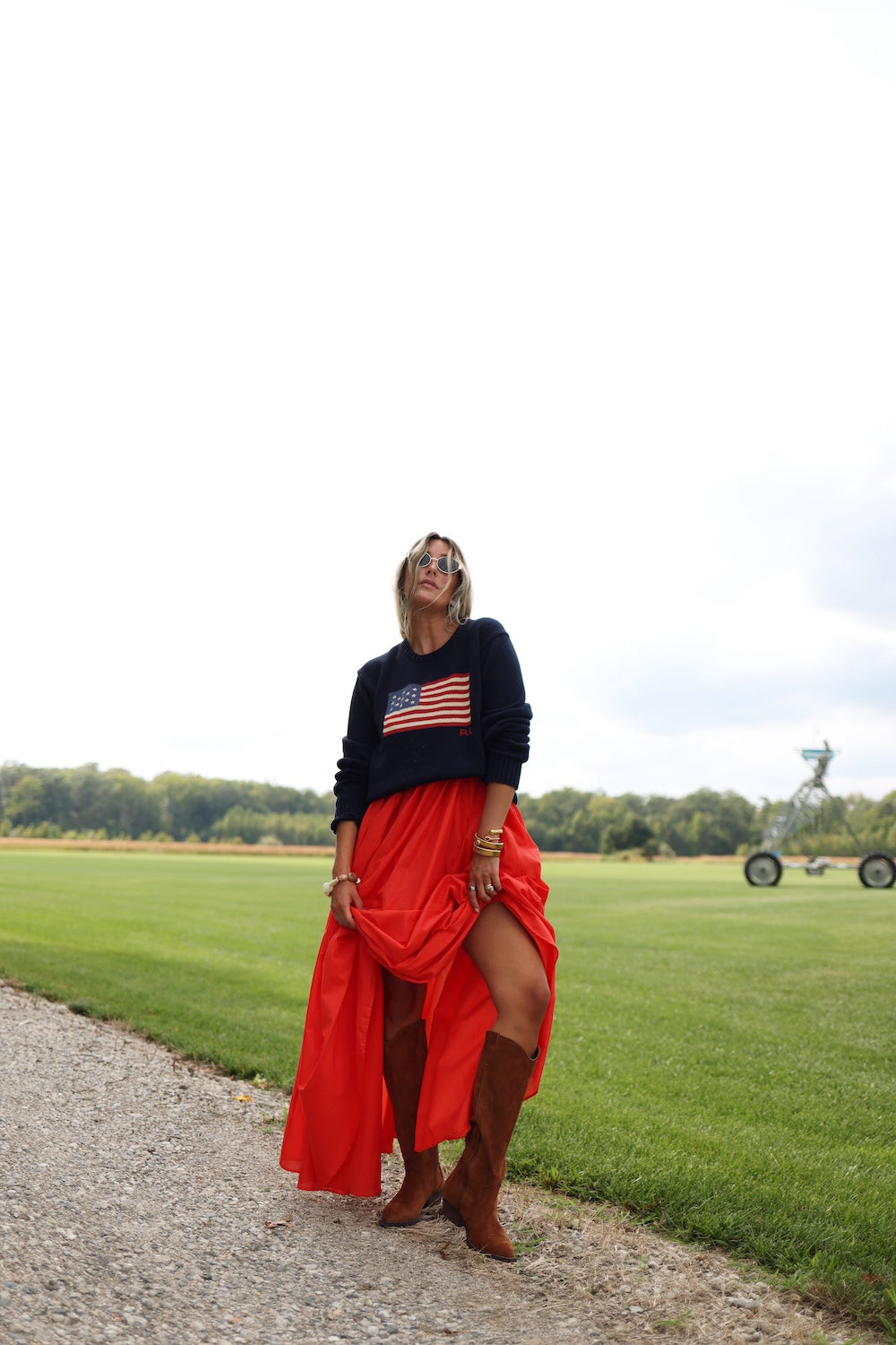 Grace Dress - Chili Pepper