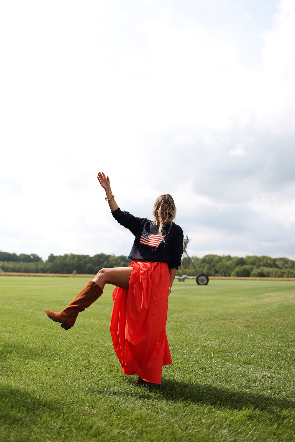 Grace Dress - Chili Pepper