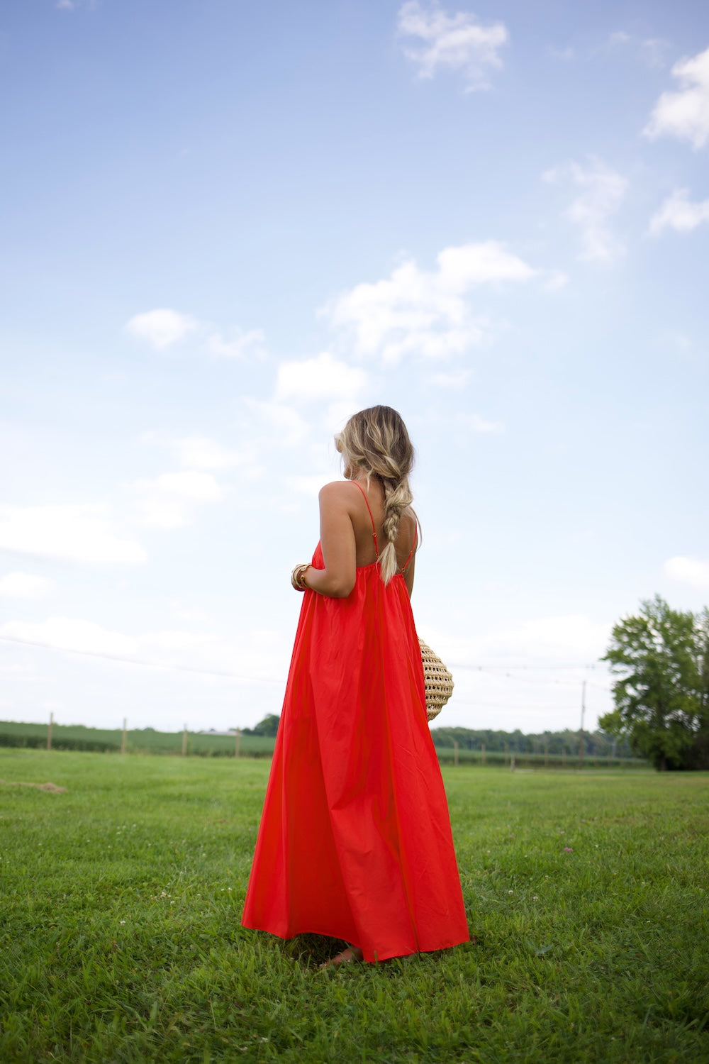 Grace Dress - Chili Pepper