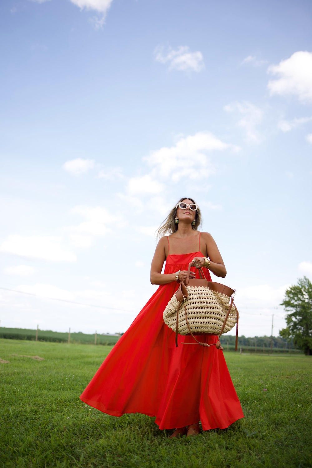 Grace Dress - Chili Pepper