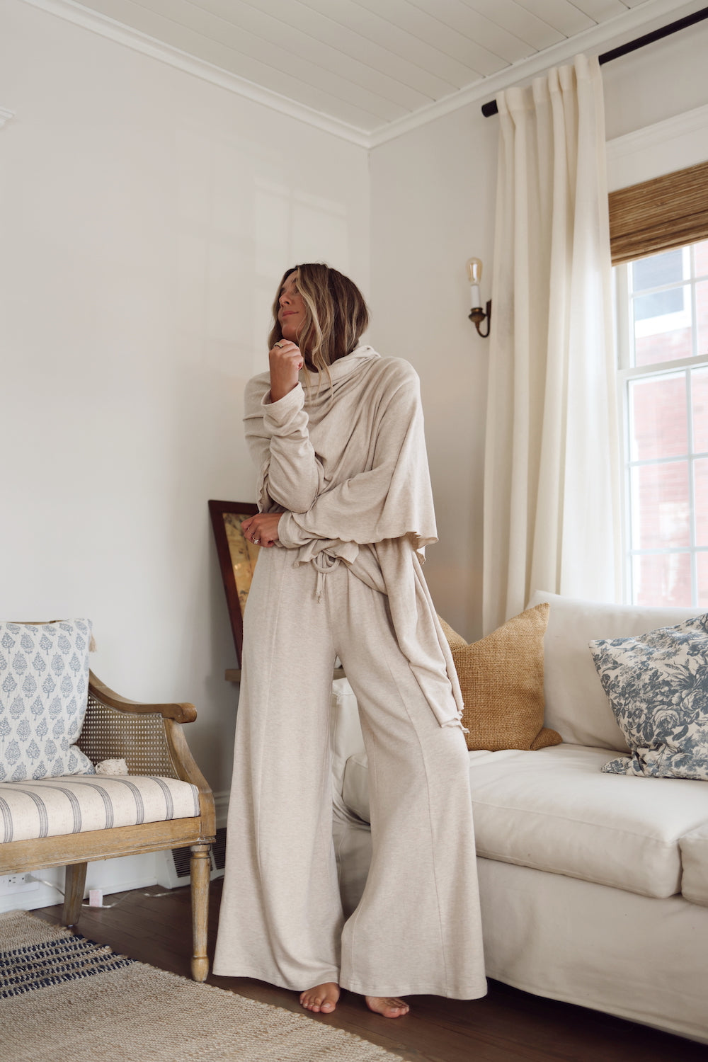 Sweater Essential Pant - Oatmeal Heather