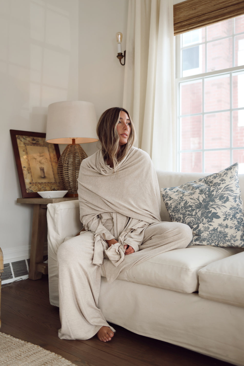 Sweater Essential Pant - Oatmeal Heather