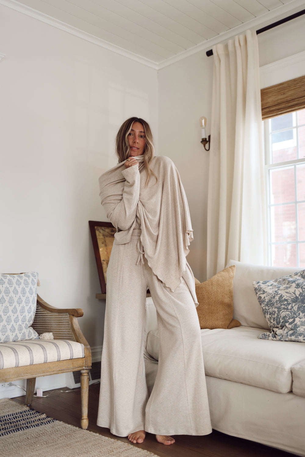 Sweater Essential Pant - Oatmeal Heather