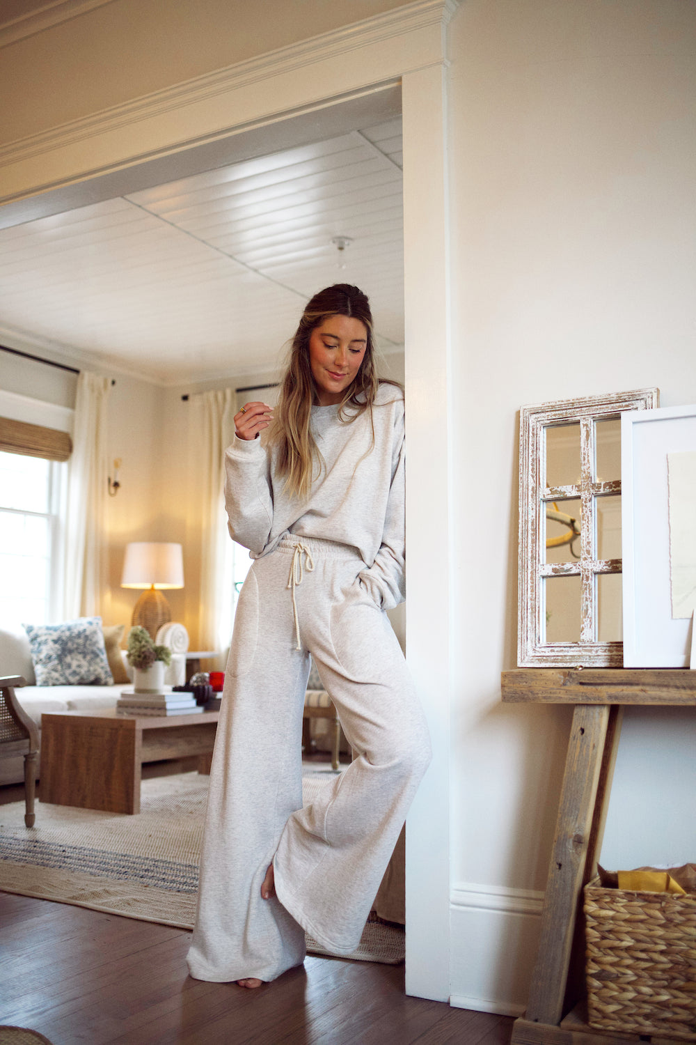 Emma Sweatpant - Heather Gray