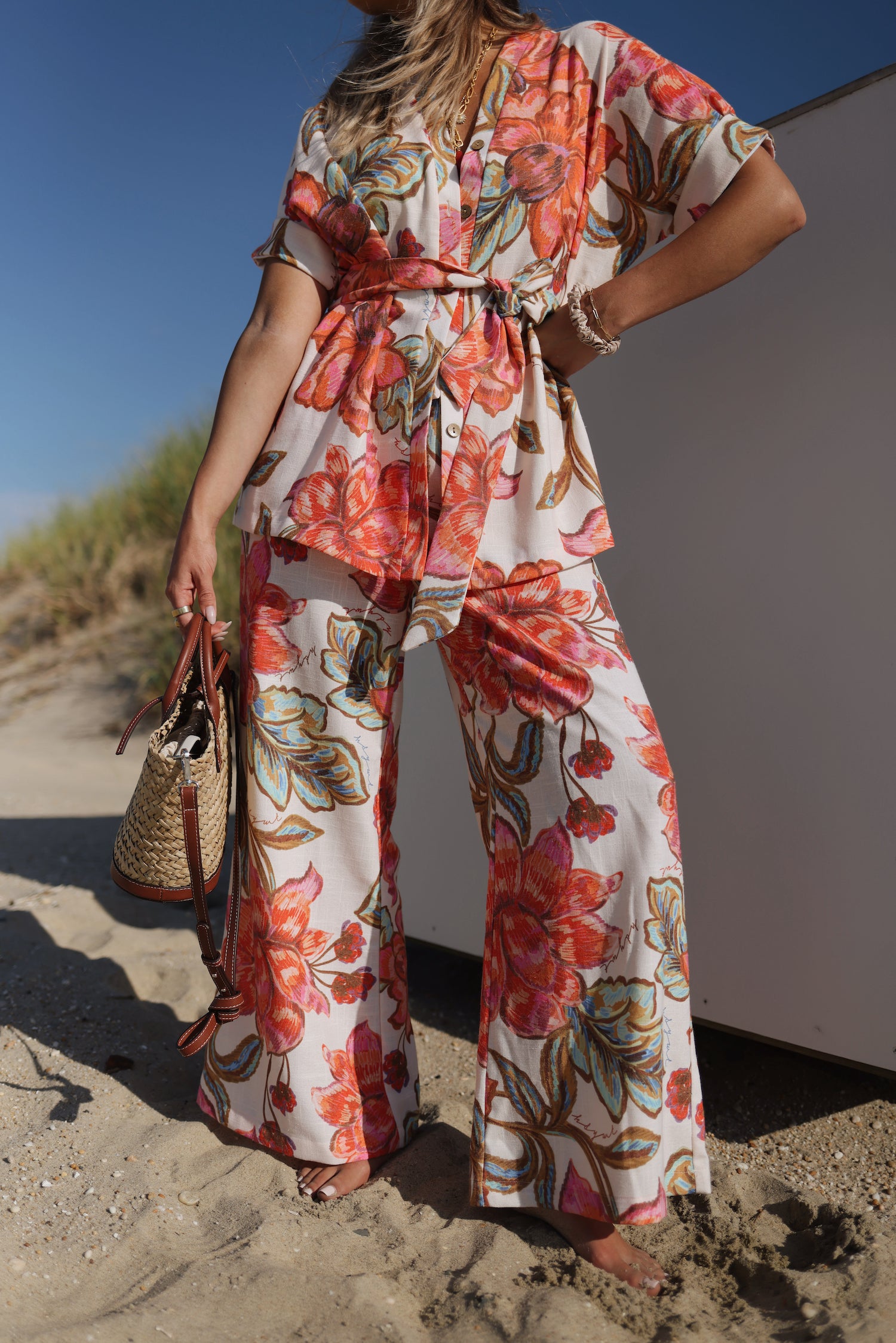 Short Sleeve Button Down - Floral