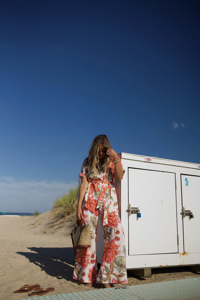 Short Sleeve Button Down - Floral