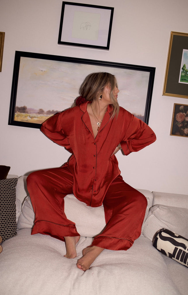 Pajama Pant - Rust