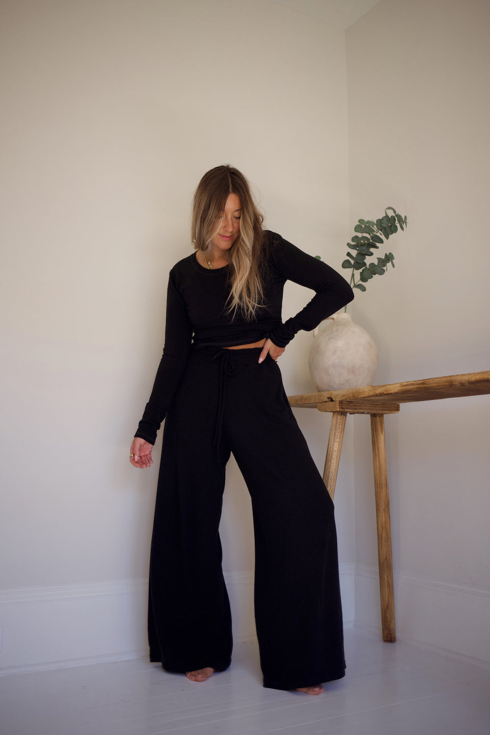 ワンピース andmary Ivy loose set up black ANDMARY】Ivy loose set up