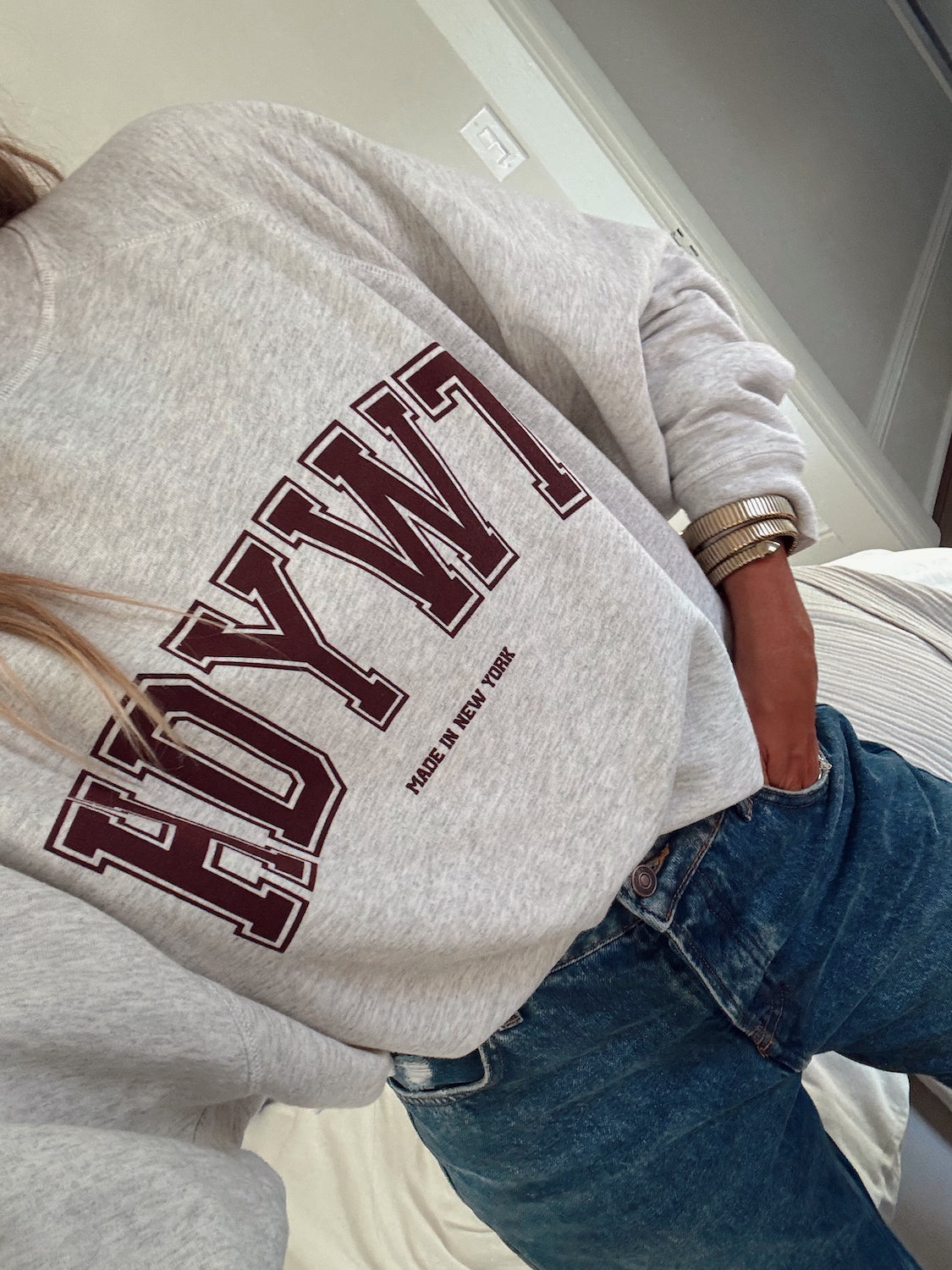 Varsity Oversized Crewneck