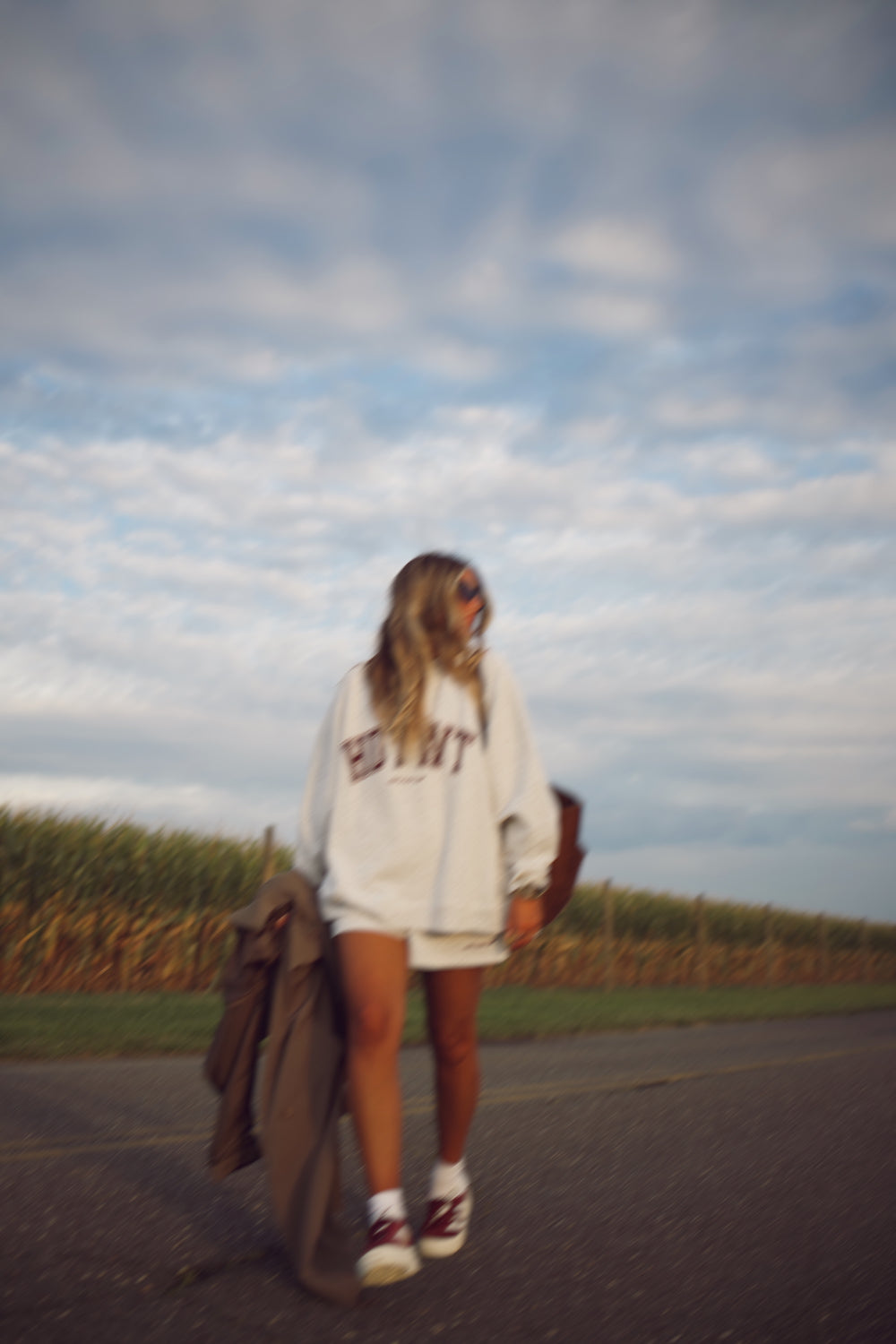 Varsity Oversized Crewneck