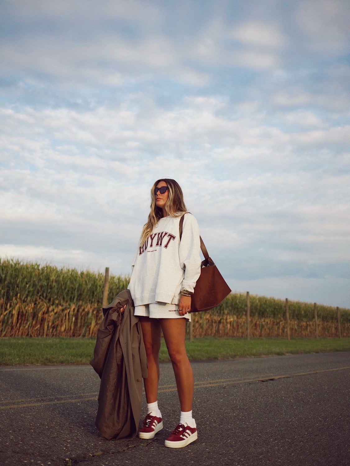 Varsity Oversized Crewneck
