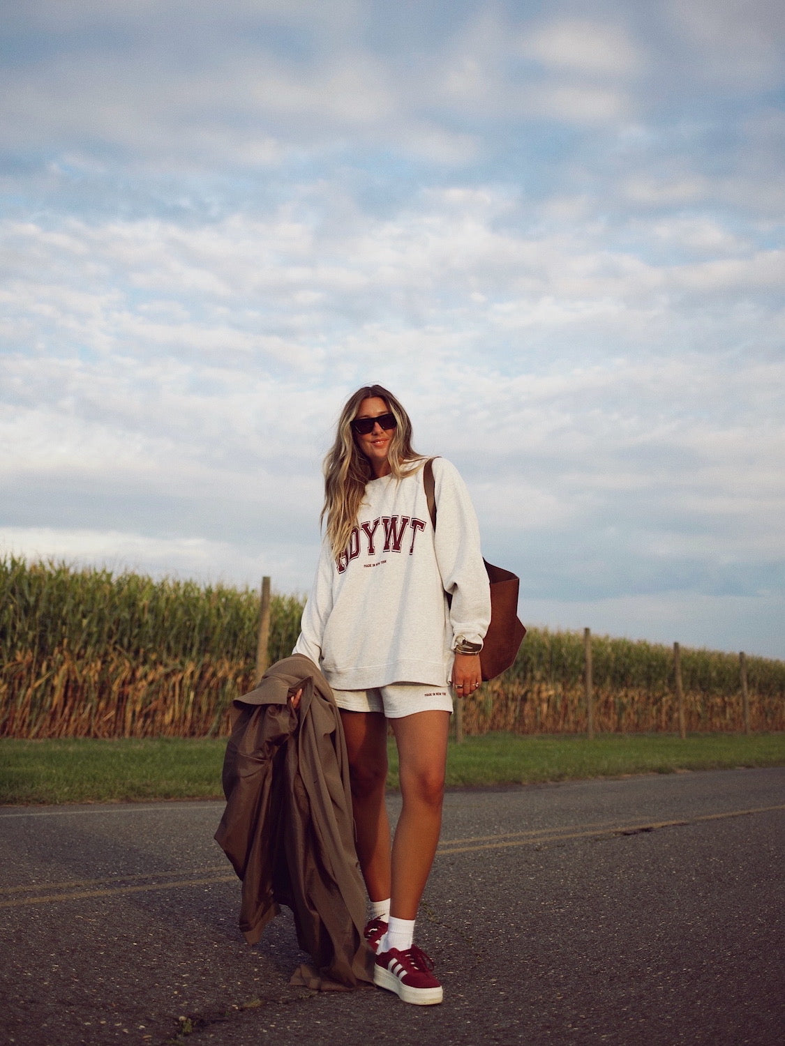 Varsity Oversized Crewneck