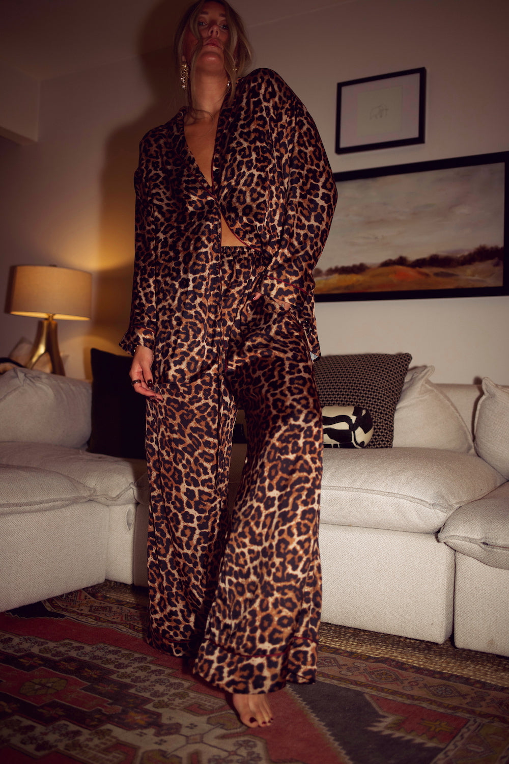 Pajama Pant - Leopard