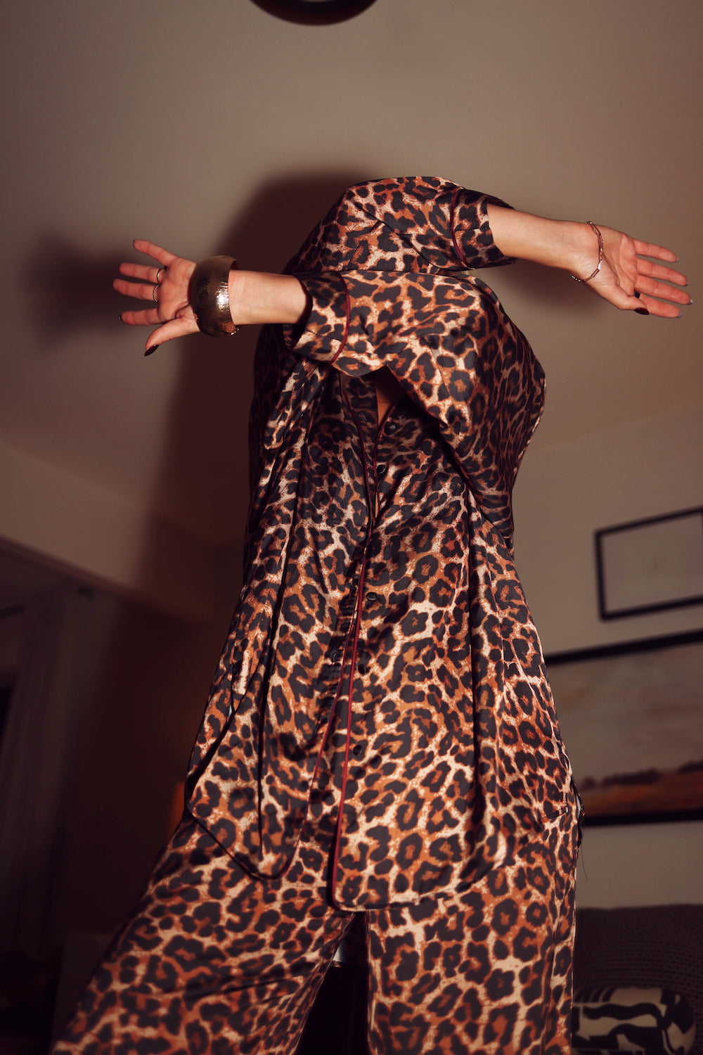 Pajama Top - Leopard