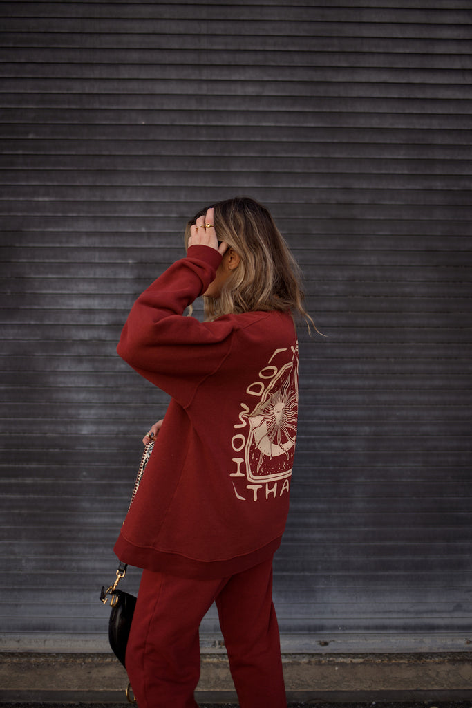 Burgundy Solstice Classic Sweatpant